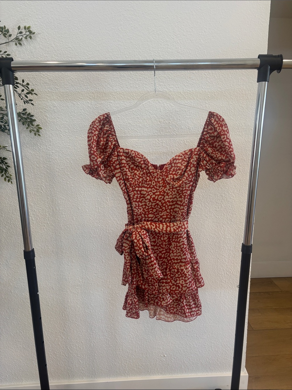 Cheetah print dress